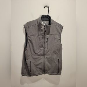 Outdoor Ventures Mens Size L Grey Fleece Outdoor Vest